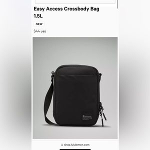 NWOT Lululemon Easy Access Crossbody Bag
